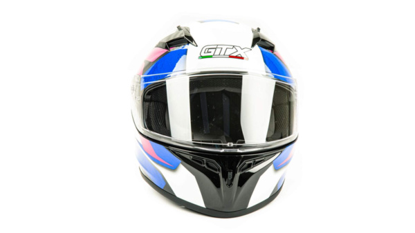 Шлем мото интеграл GTX 578 (S) #3 BLACK/PINK BLUE WHITE | Мототека
