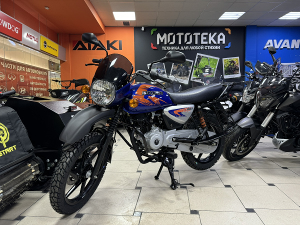 Мотоцикл дорожный BAJAJ (Баджадж) Boxer BM 150 X Disc 5 передач синий с ПТС | Мототека